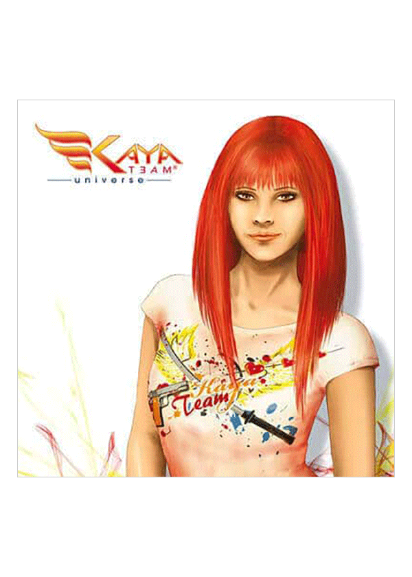 Amber - Red - Carte postale - Kaya Team Universe